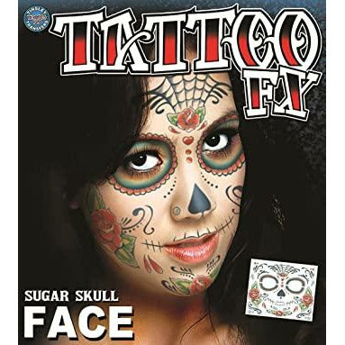 Face tattoos Sugar skull