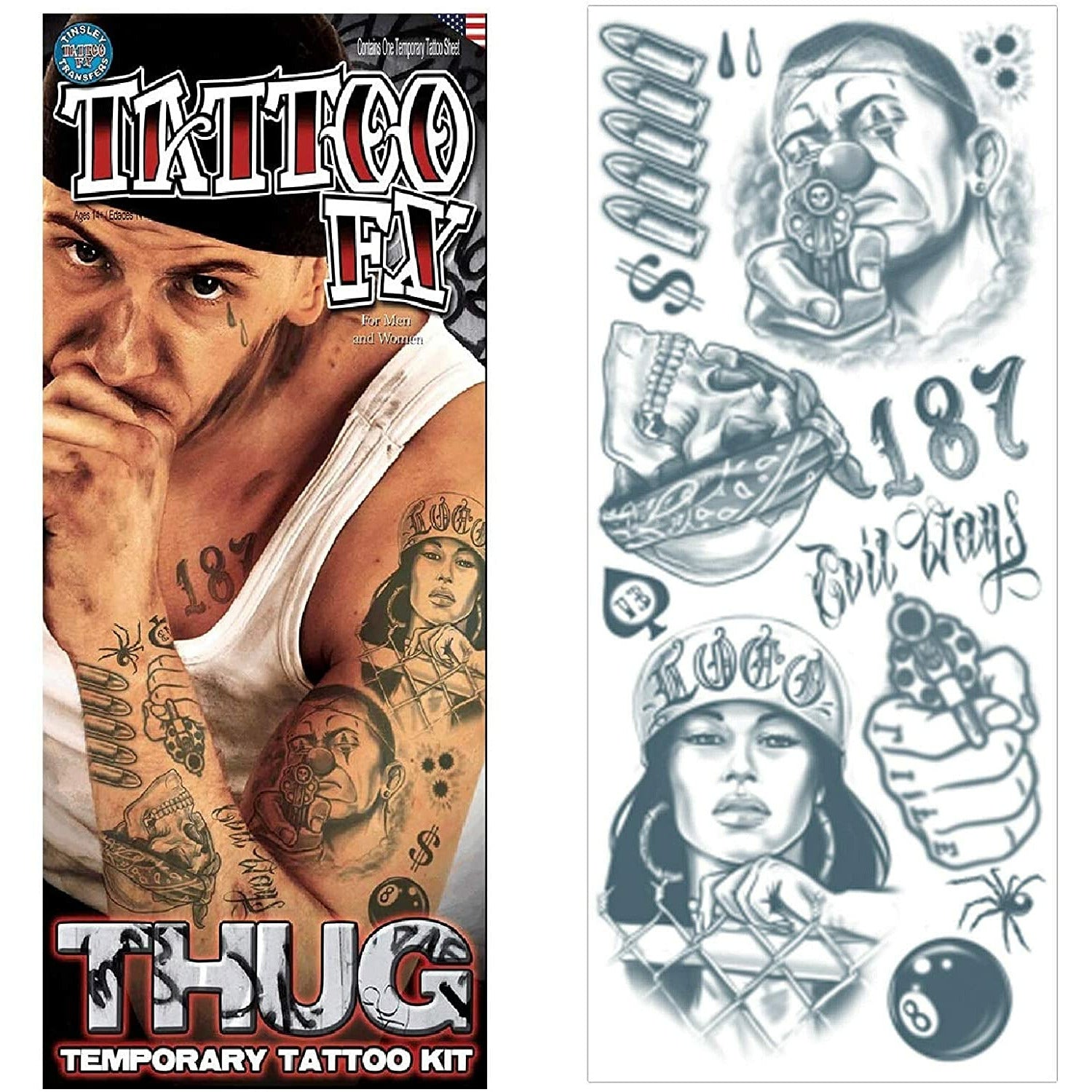 Character tattoos Thug