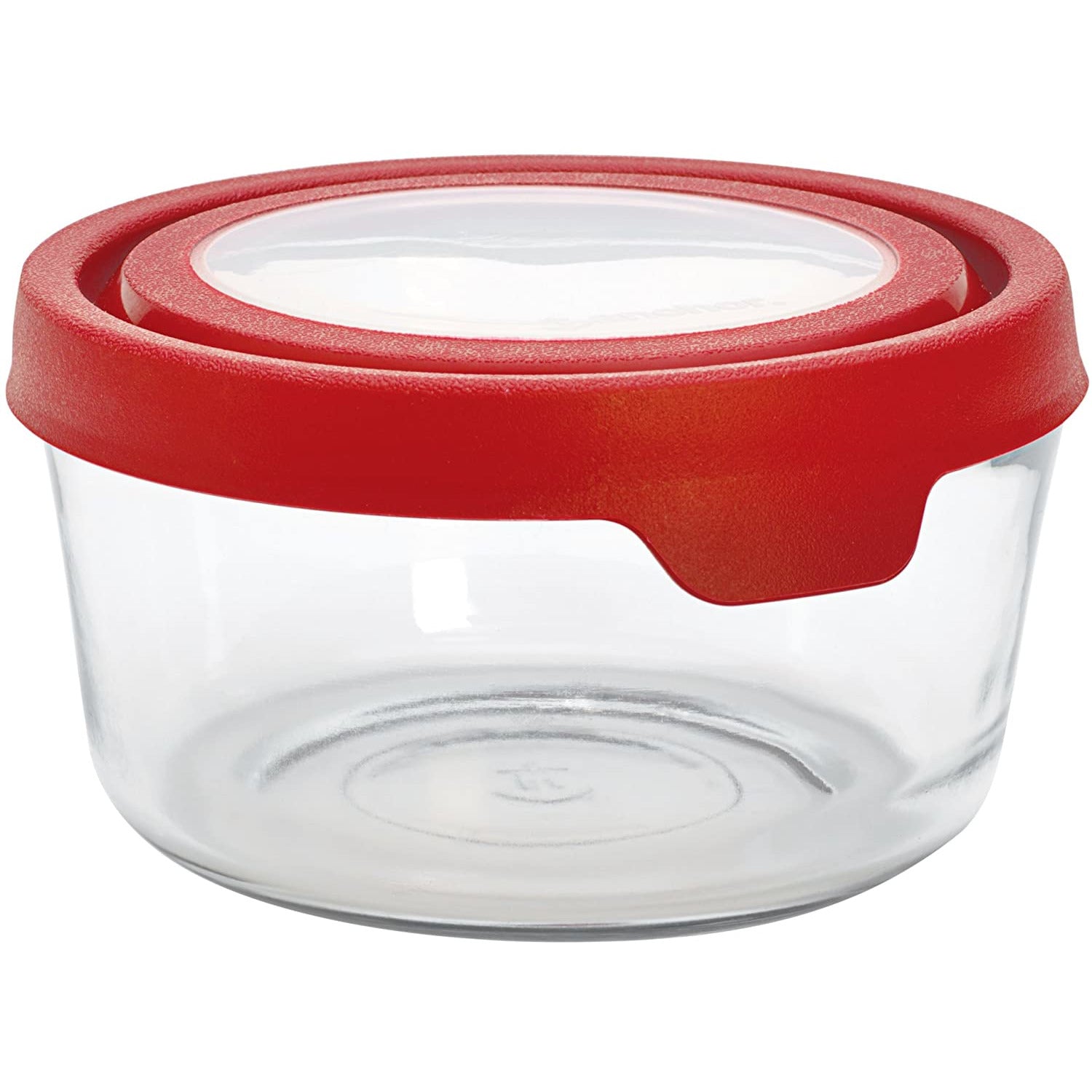 TrueSeal Glass Food Storage Containers with Airtight Lids Red 7 Cup