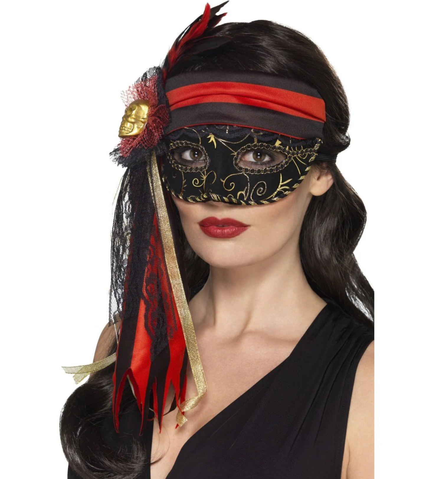 MASQUERADE PIRATE EYEMASK BLACK