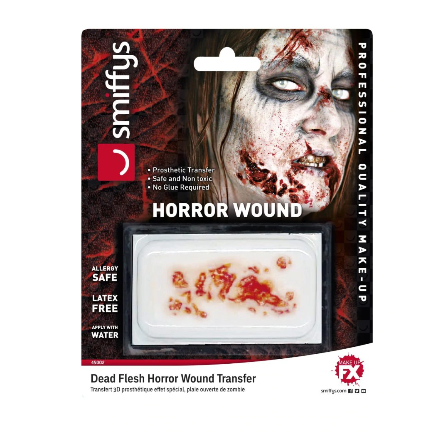 HORROR WOUND TRANSFER, DEAD FLESH, RED