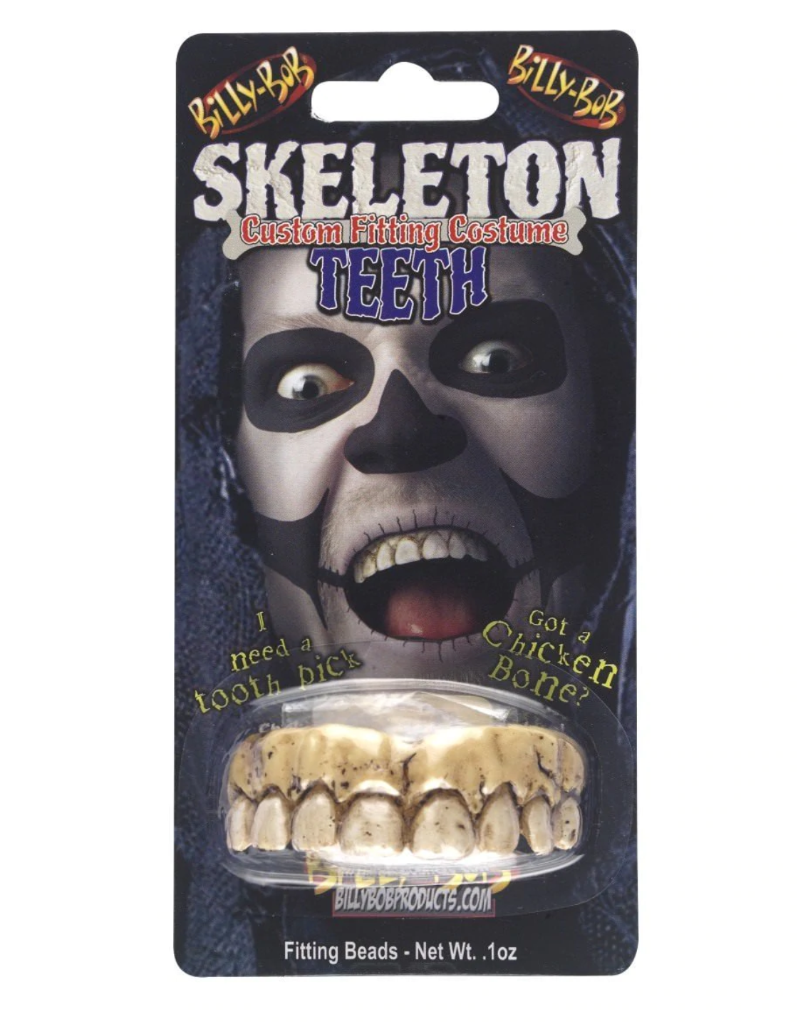 SKELETON TEETH,BROWN