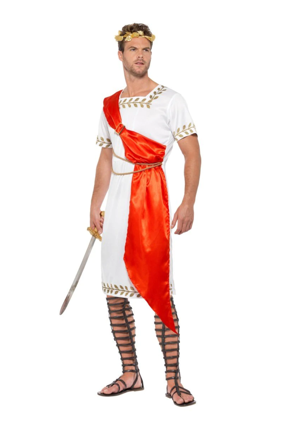 ROMAN SENSATOR COSTUME WHITE & RED