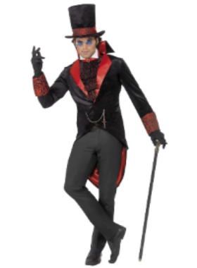 VAMPIRE COSTUME BLACK