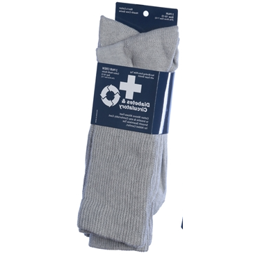 Diabetes & circulatory 2 pair crew in 3 colors