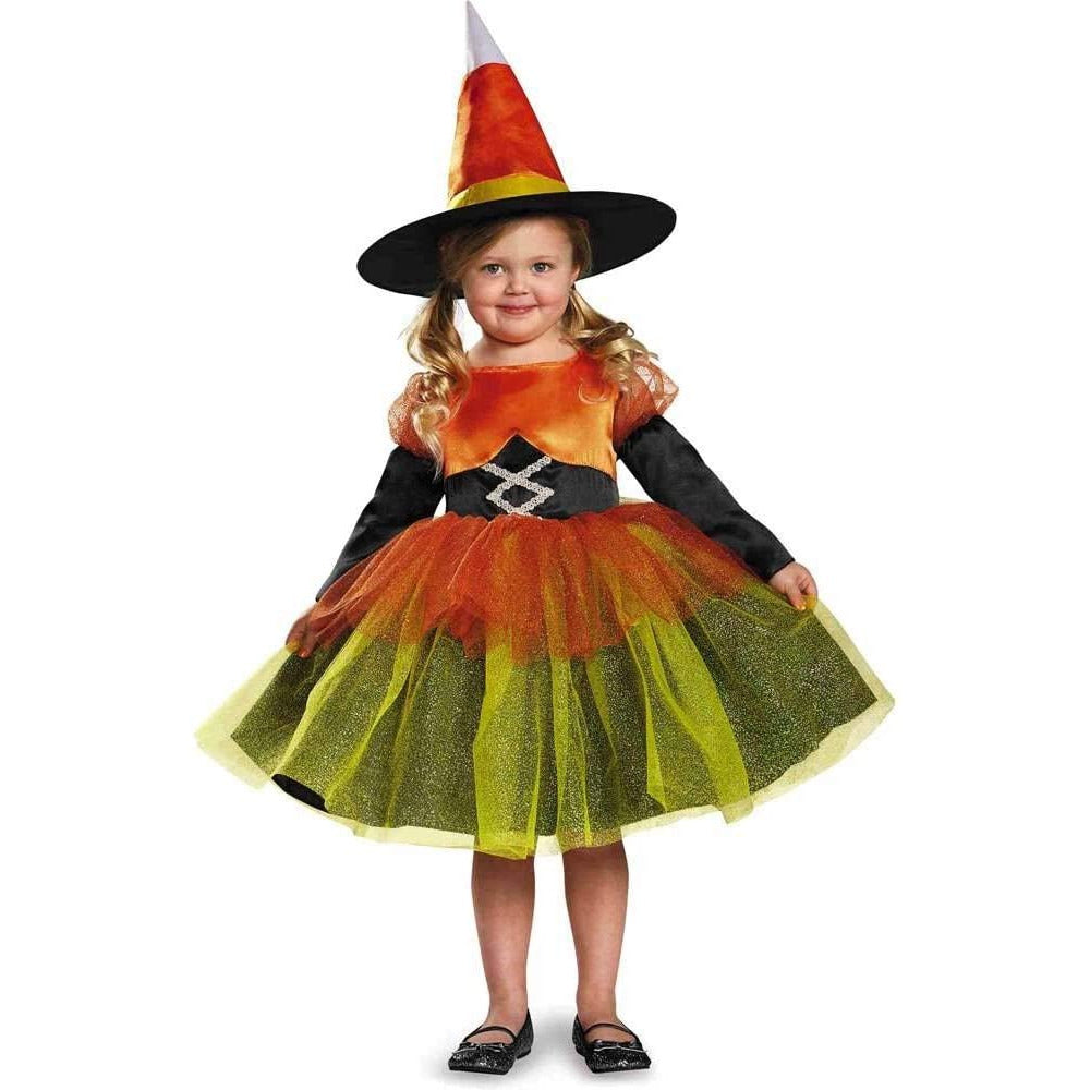 ORANGE WITCH GIRL COSTUME