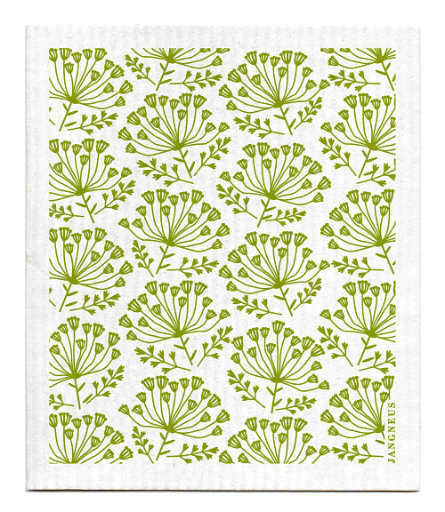 SWEDISH DISHCLOTH - DILL - GREEN