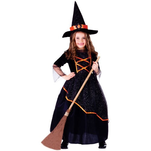 BLACK AND ORANGE WITCH COSTUME