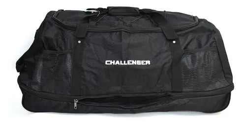 Bolso Enrollable Con Ruedas Challenger - Negro 55cm