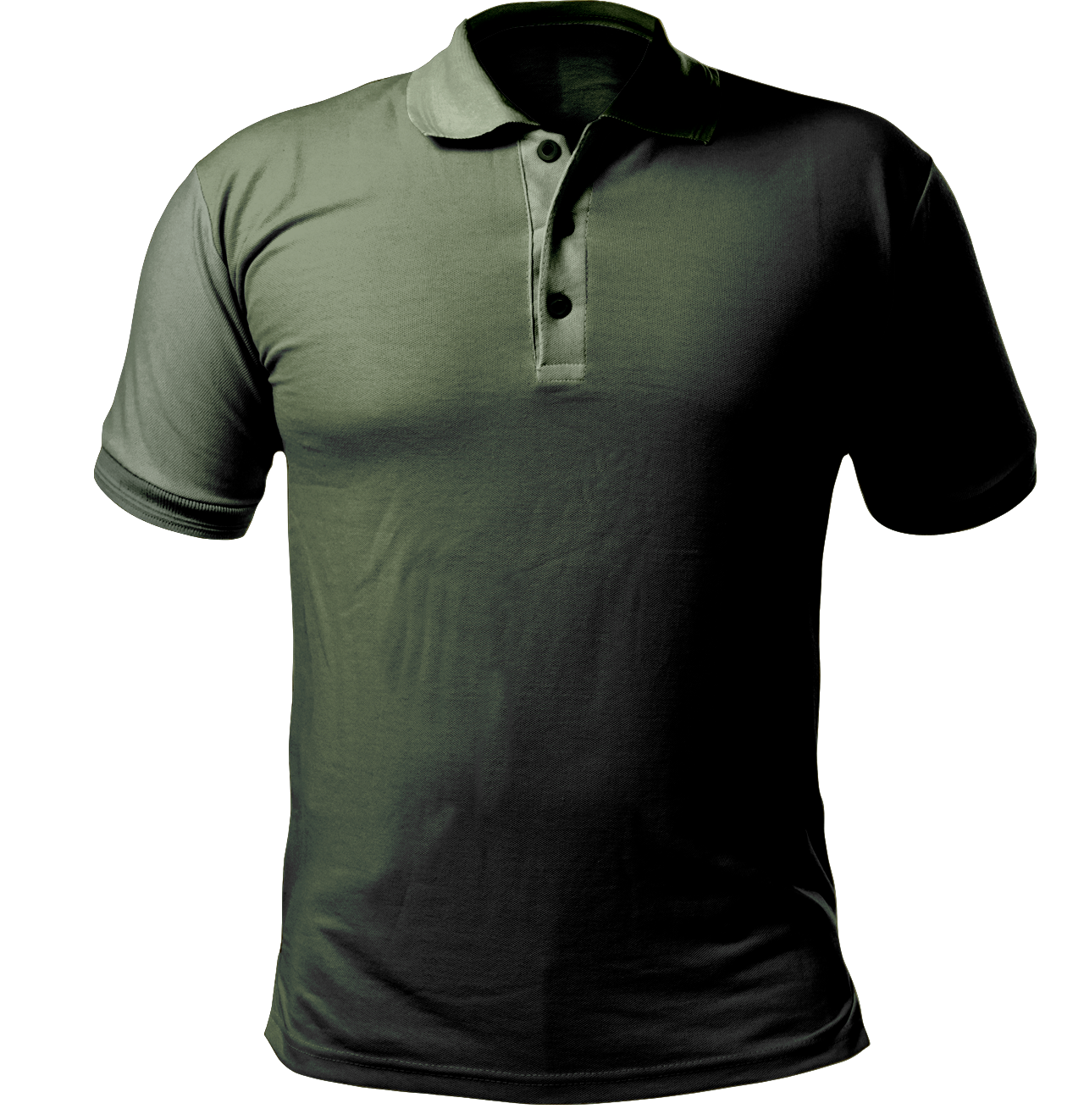 Mens Polo Defender Green