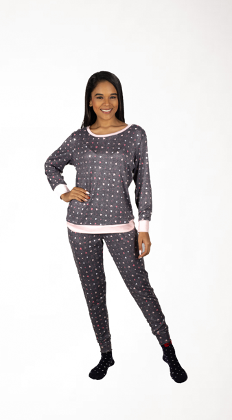 Power nap pijama set Heather gray