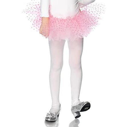 TULLE TUTU WITH MESH FLOCKED POLKA DOT