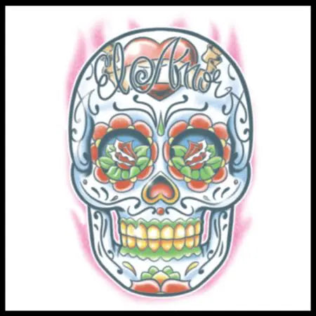 Tattoo day of the dead el amor