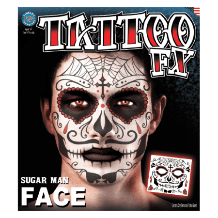 Face tattoos Sugar man