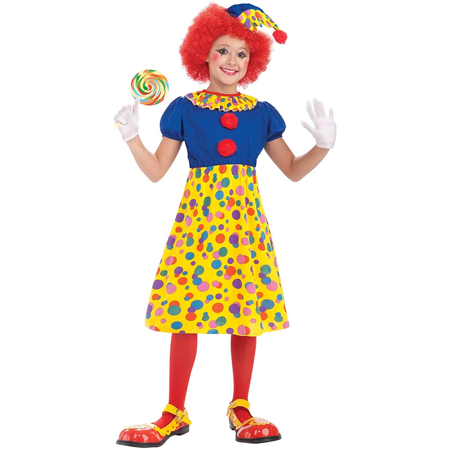 CLOWN GIRL COSTUME