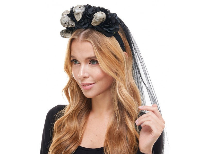 headband with veil