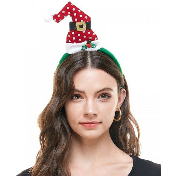 Santa Hat Headband in 2 styles