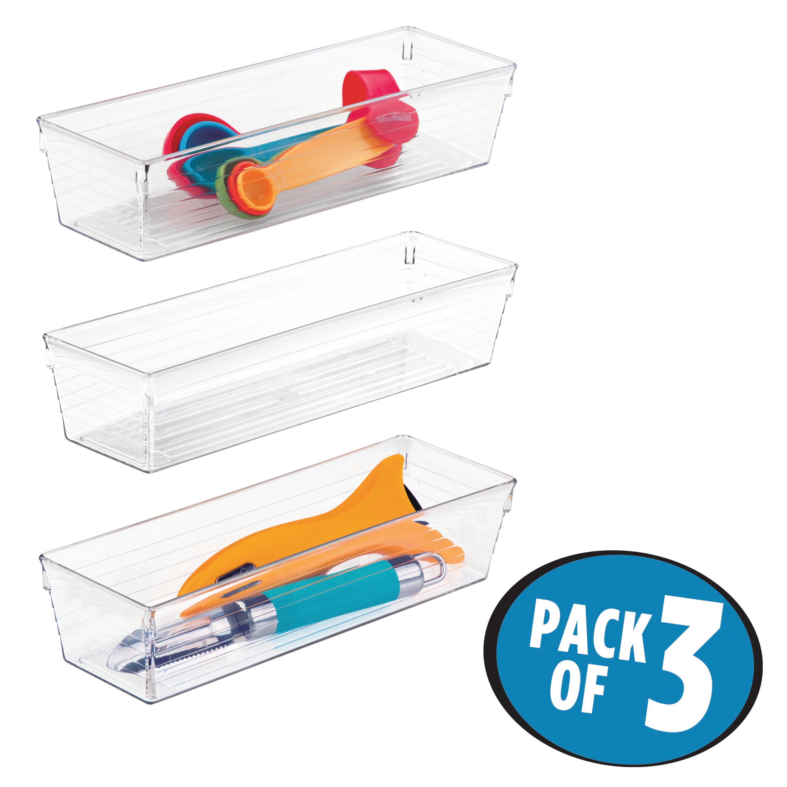 Clear Sierra Drawer Organizer 3 x 9 x 2"