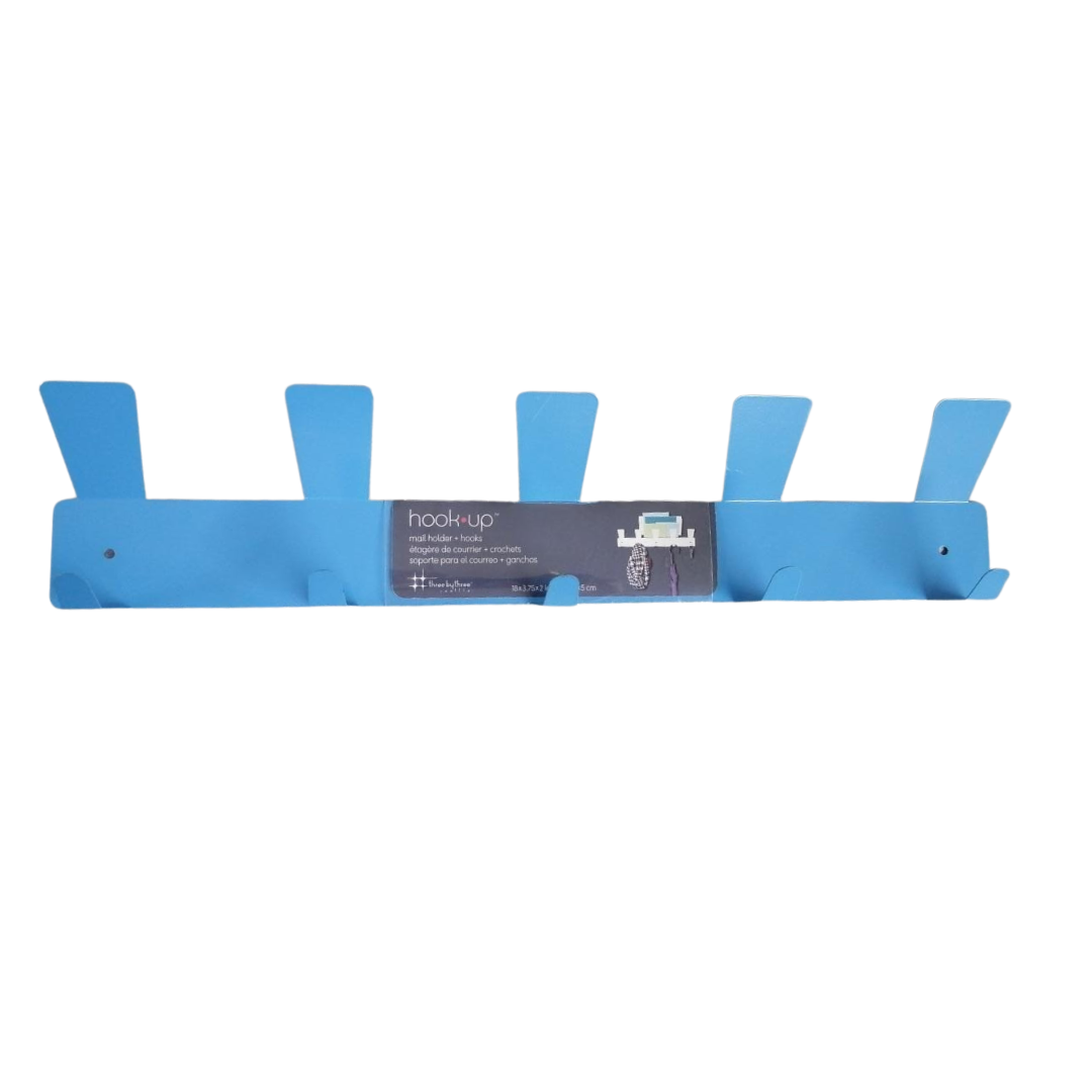 Hook-Up Quint Mail with Coat Hooks Sky Blue