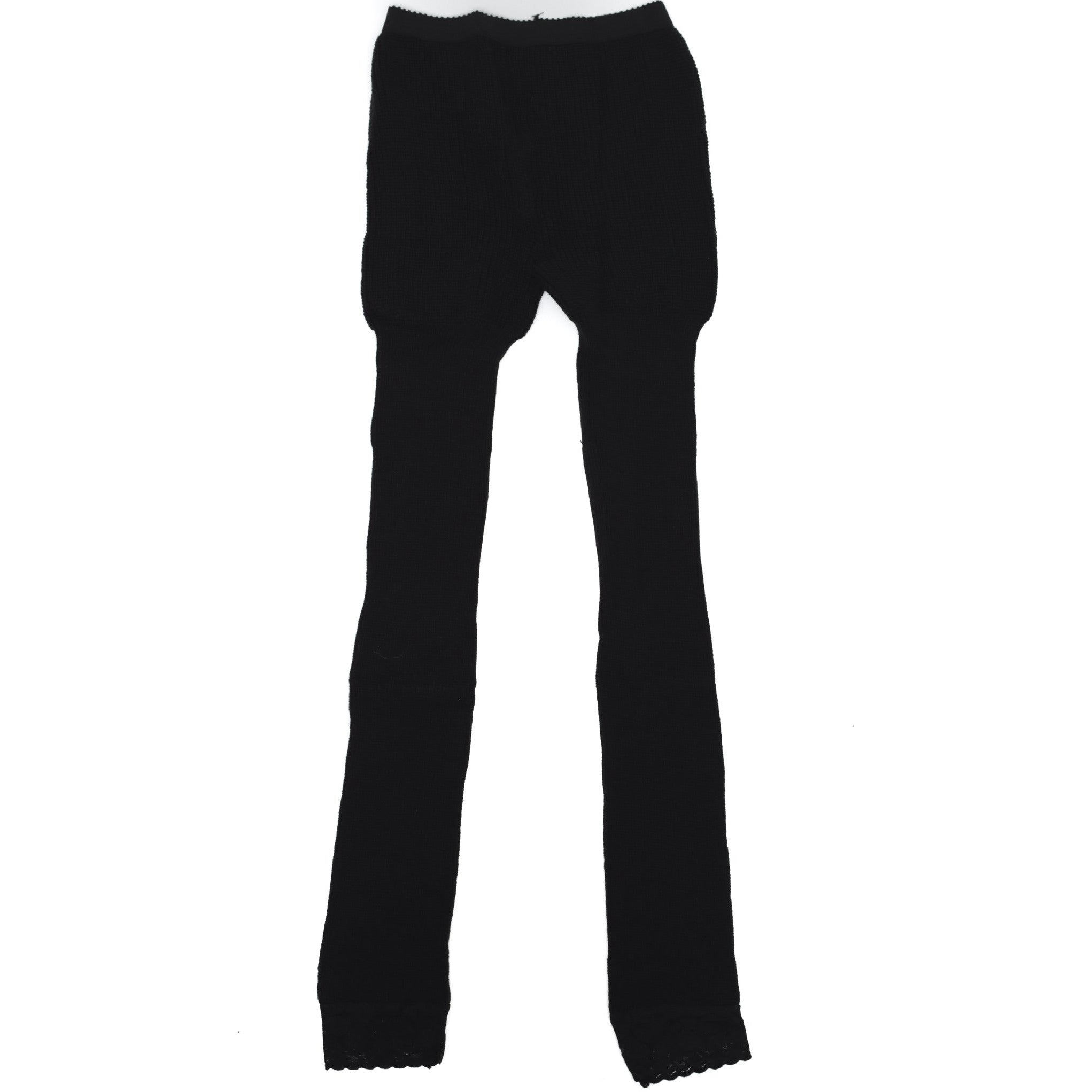 Black lacy leggings