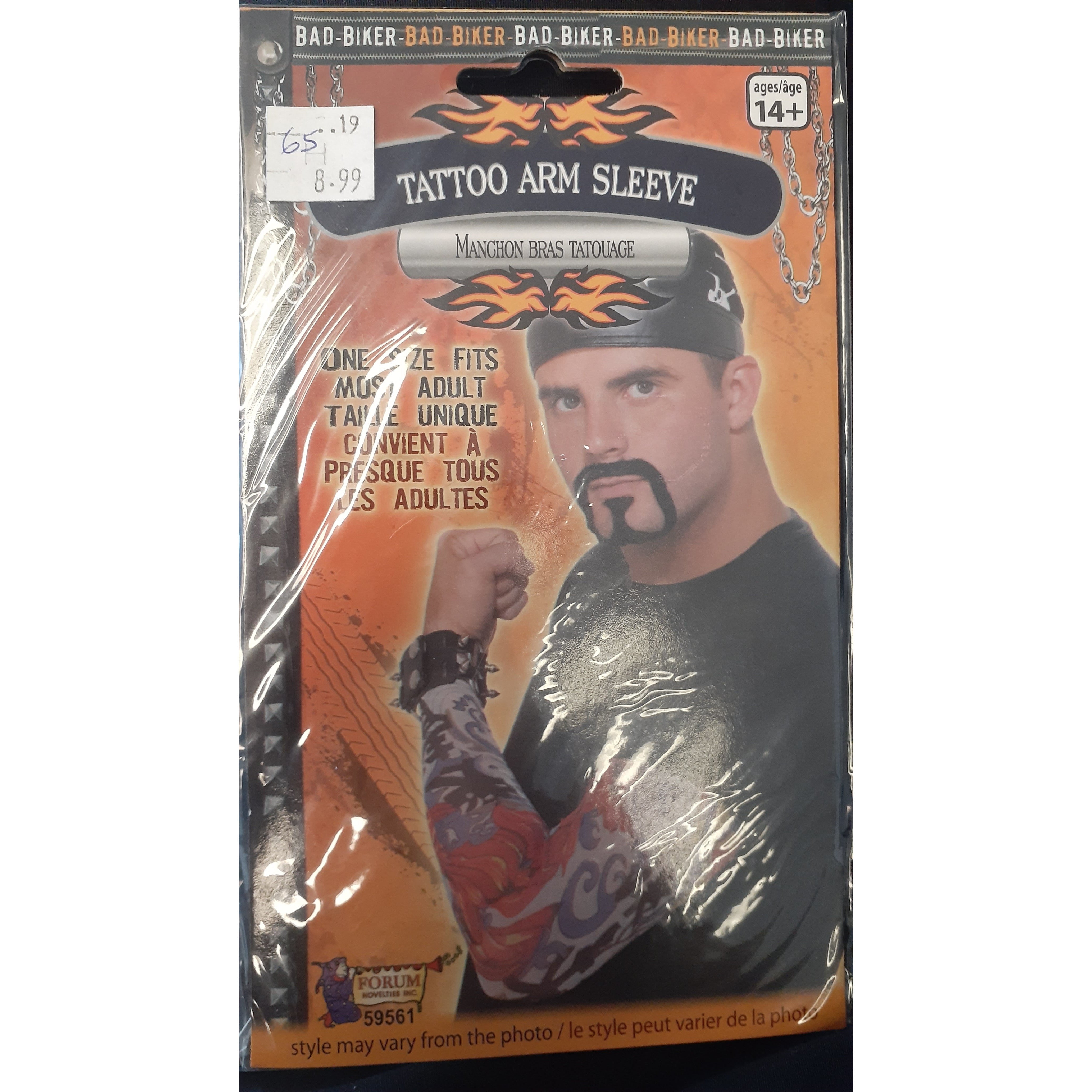 Tattop arm slevee biker