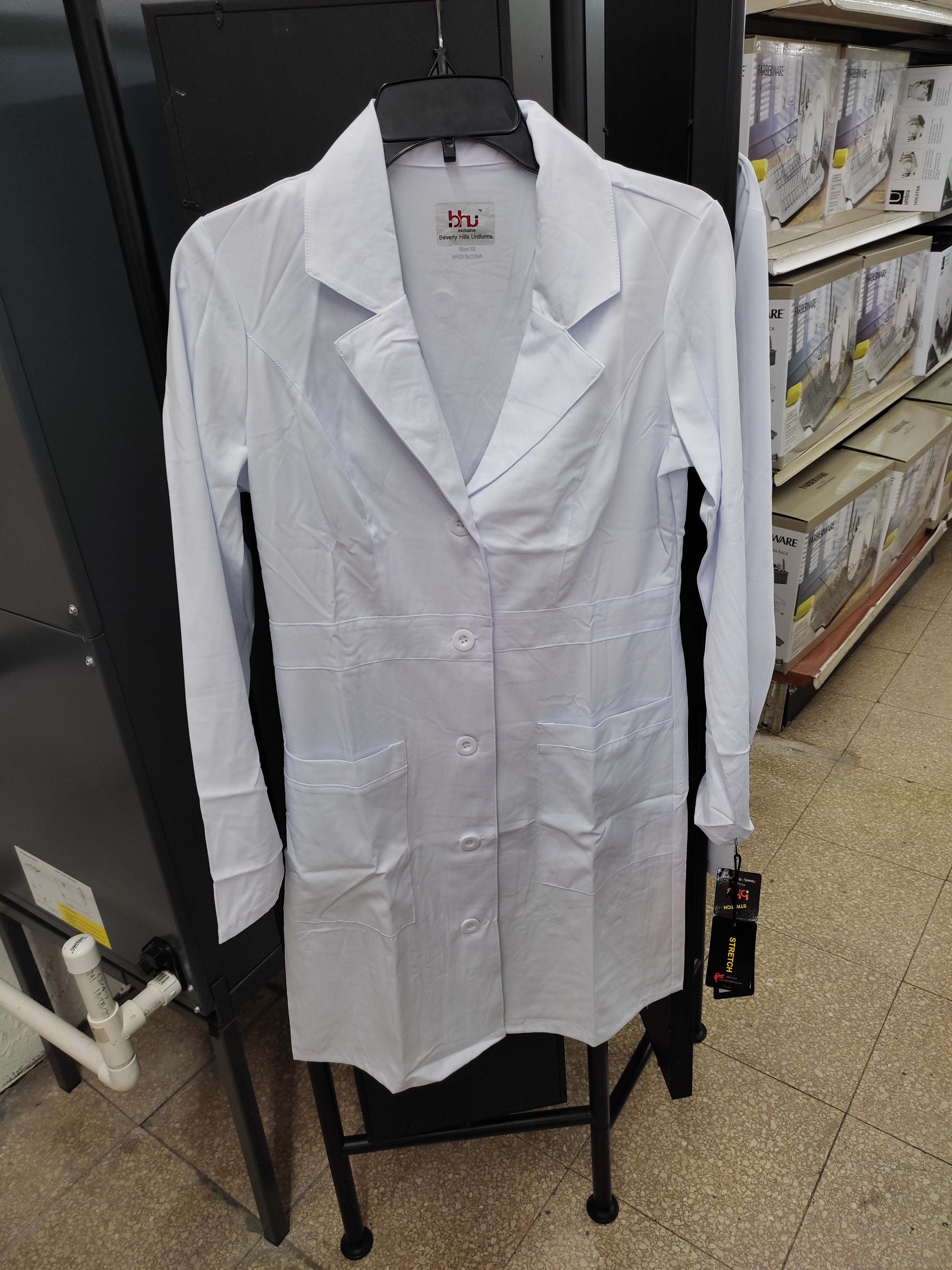 Bata Blanca Stretch / 8023