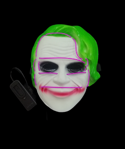 JOKER LIGHT UP MASK