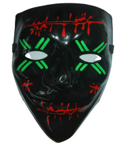 PURGE MASK LED-GREEN/RED