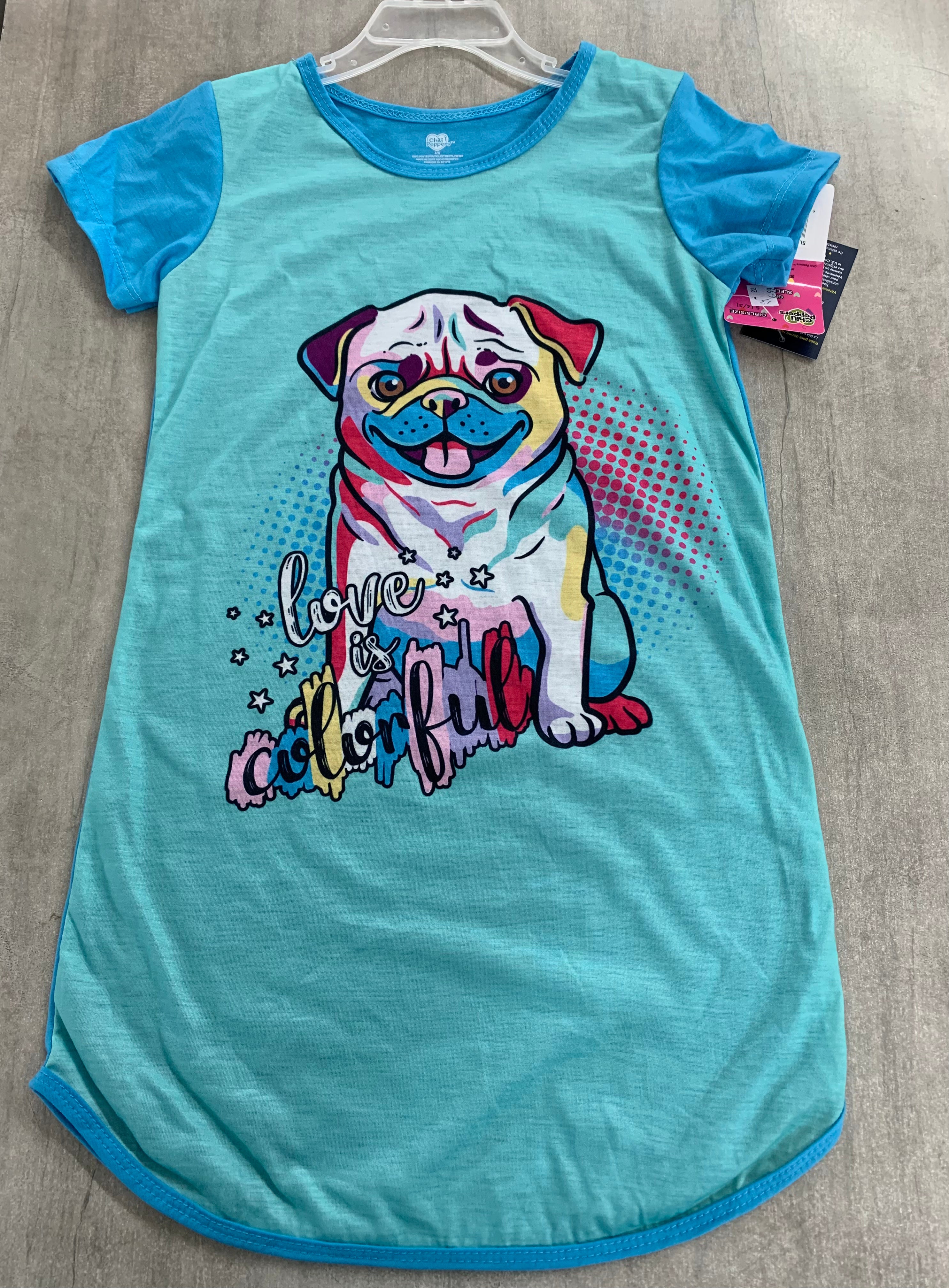 GIRLS DORM SHIRT - BLUE