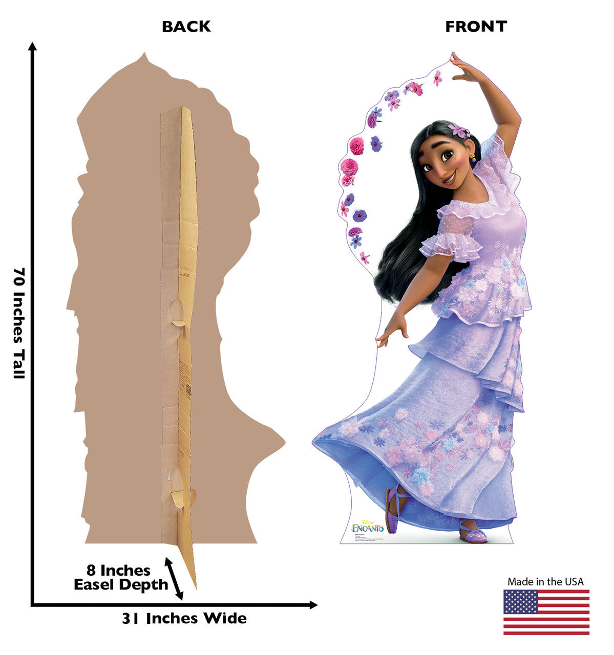 Life-size Cardboard Cutout of Isabella