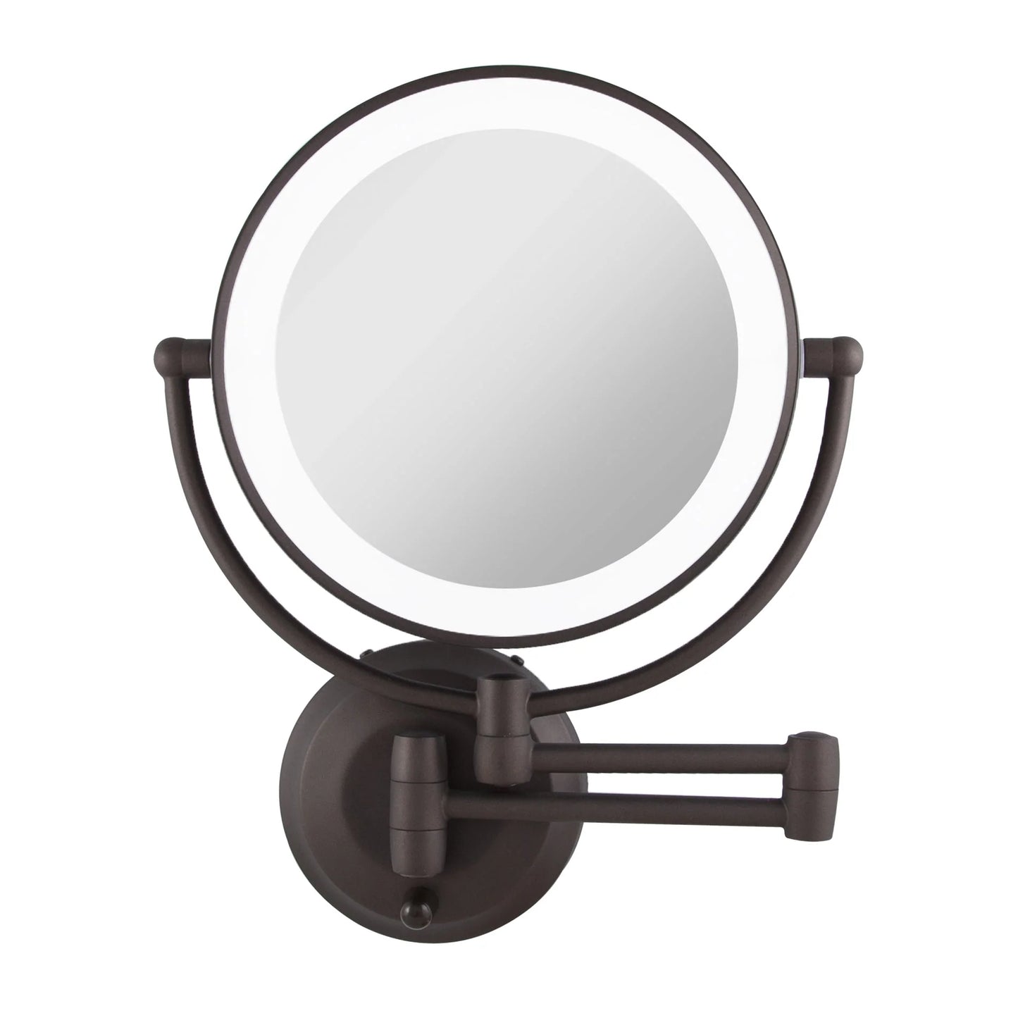 LED mini 10x sport Mirror in Black
