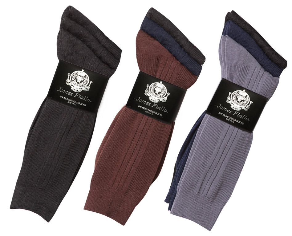3 Pair Mens Dress Socks