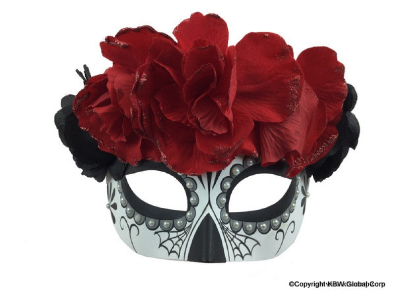 DOD Half Face Mask w/Flowers