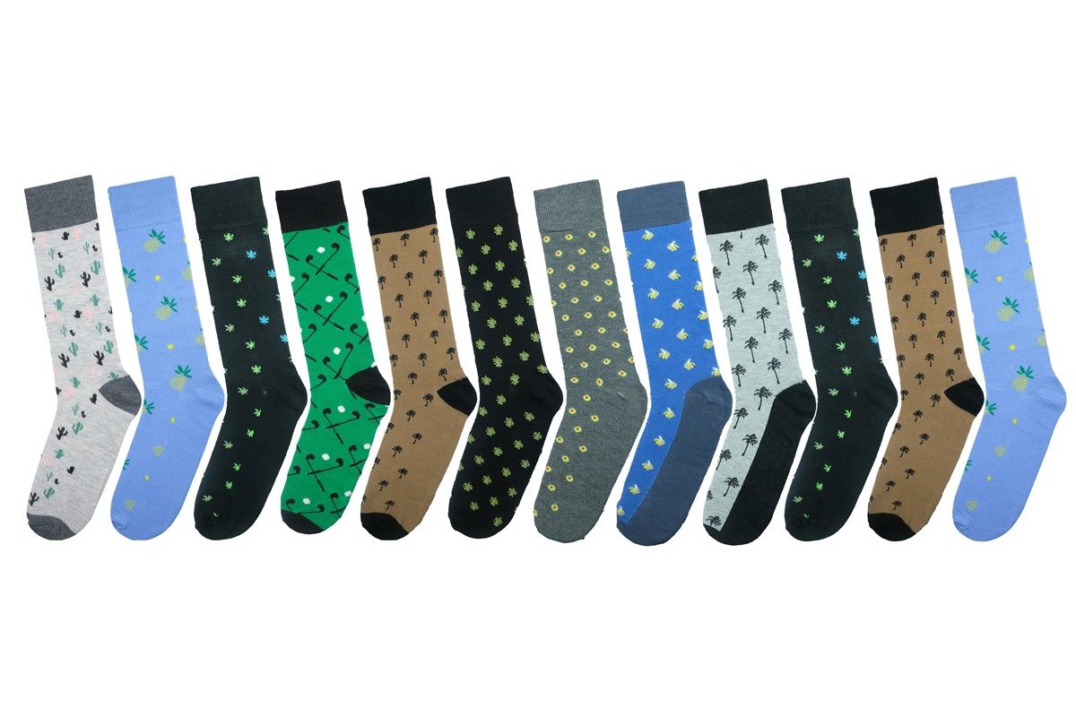 Men's Light Weight Dress Socks 3-Pairs