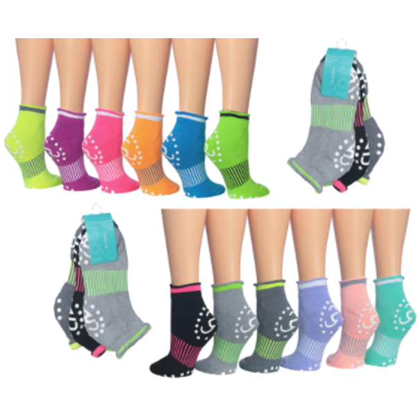 Calcetines De Tobillo De Yoga Para Mujer