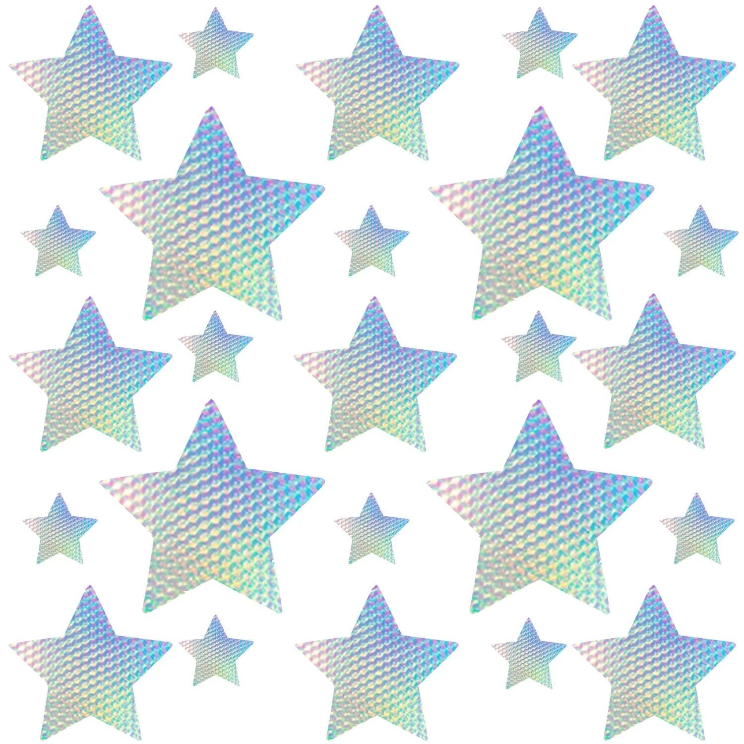 Mine Crafty Pastel Iridescent Starry Nights Nipple Sticker Crop Top
