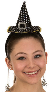 Mini Witch Hat W/ Earrings