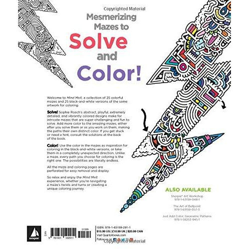 MIND MELT EXTREME ART MAZES TO COLOR AND CONFOUND