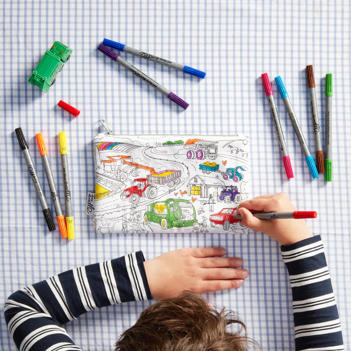 The doodle pencilcase-Working Wheels