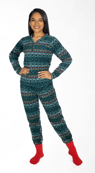 Hensley Jogger set Winter green
