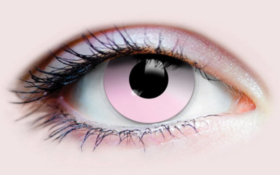 Lentes de contacto de algodón de azúcar