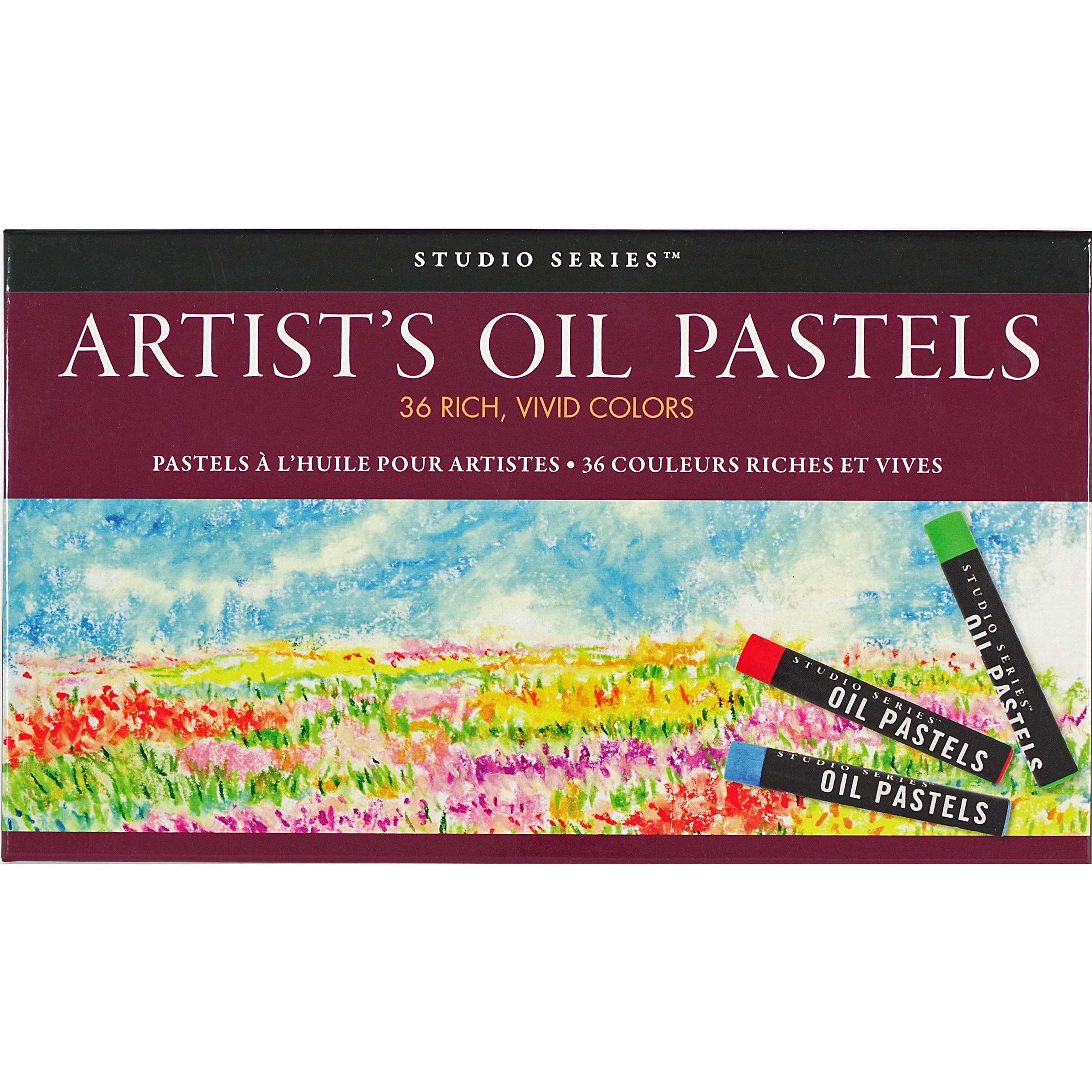 36 RICH VIVID COLORS OIL PASTELS