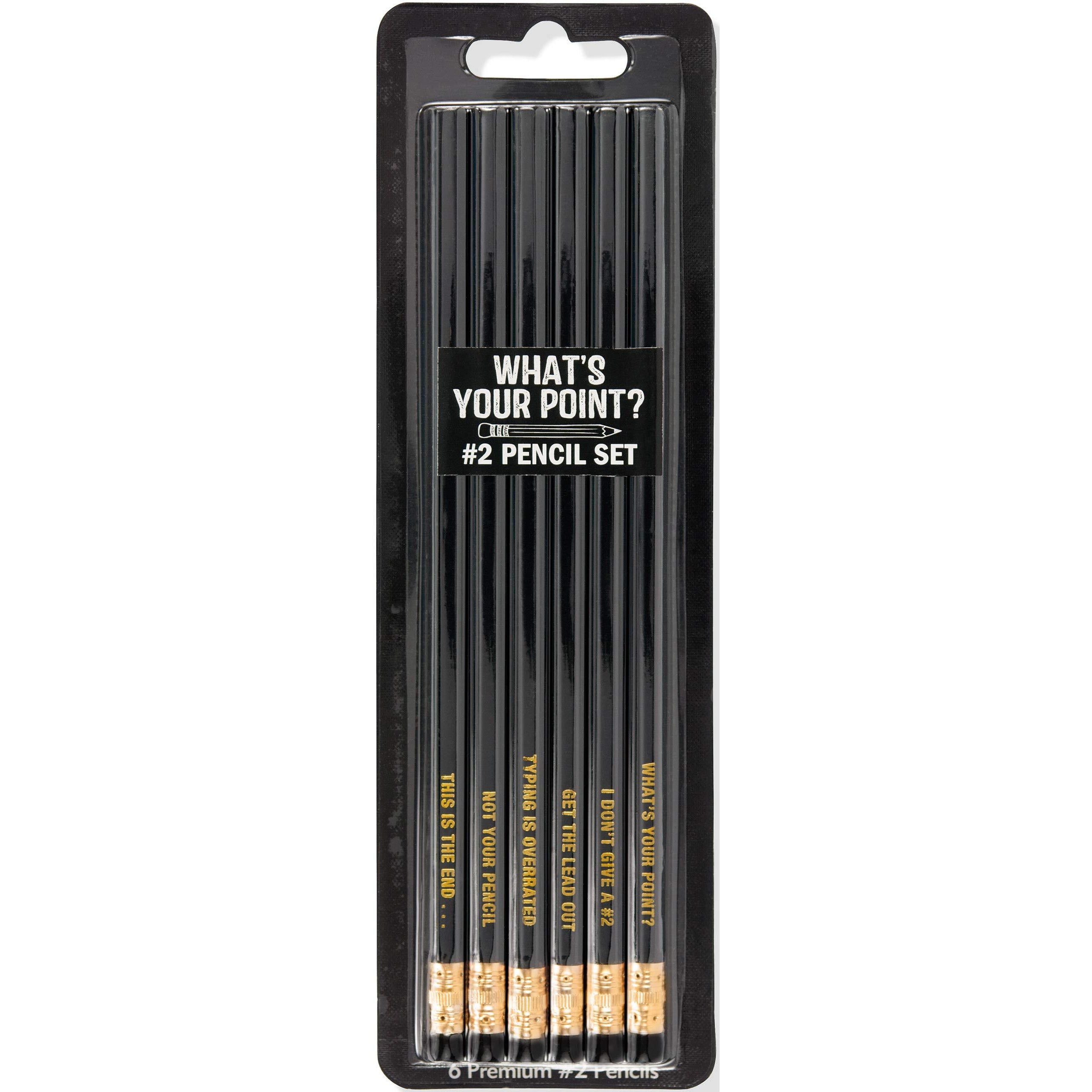 6 PREMIUM No 2 PENCILS