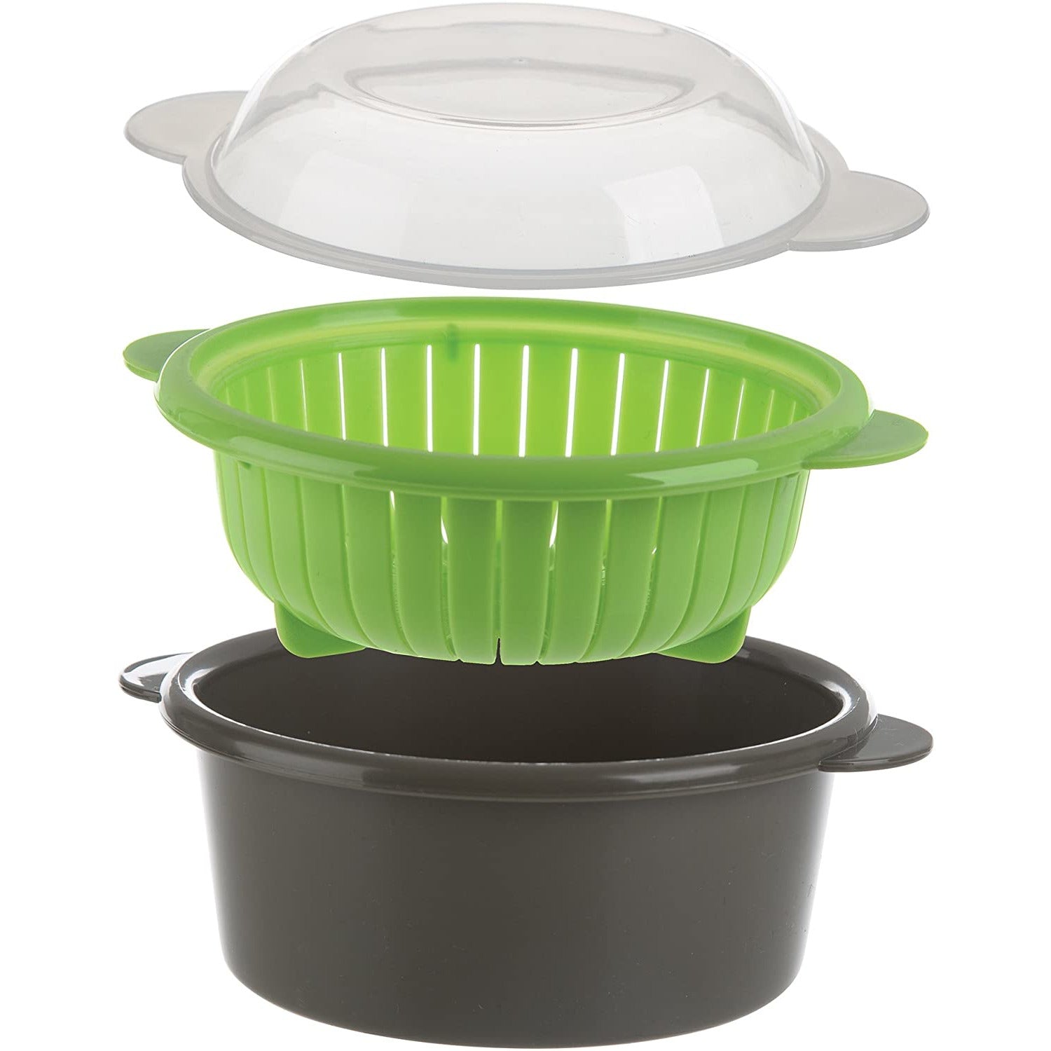 Microwave Mini Steamer, Gray