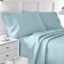 Pillowcase pair Aqua King size
