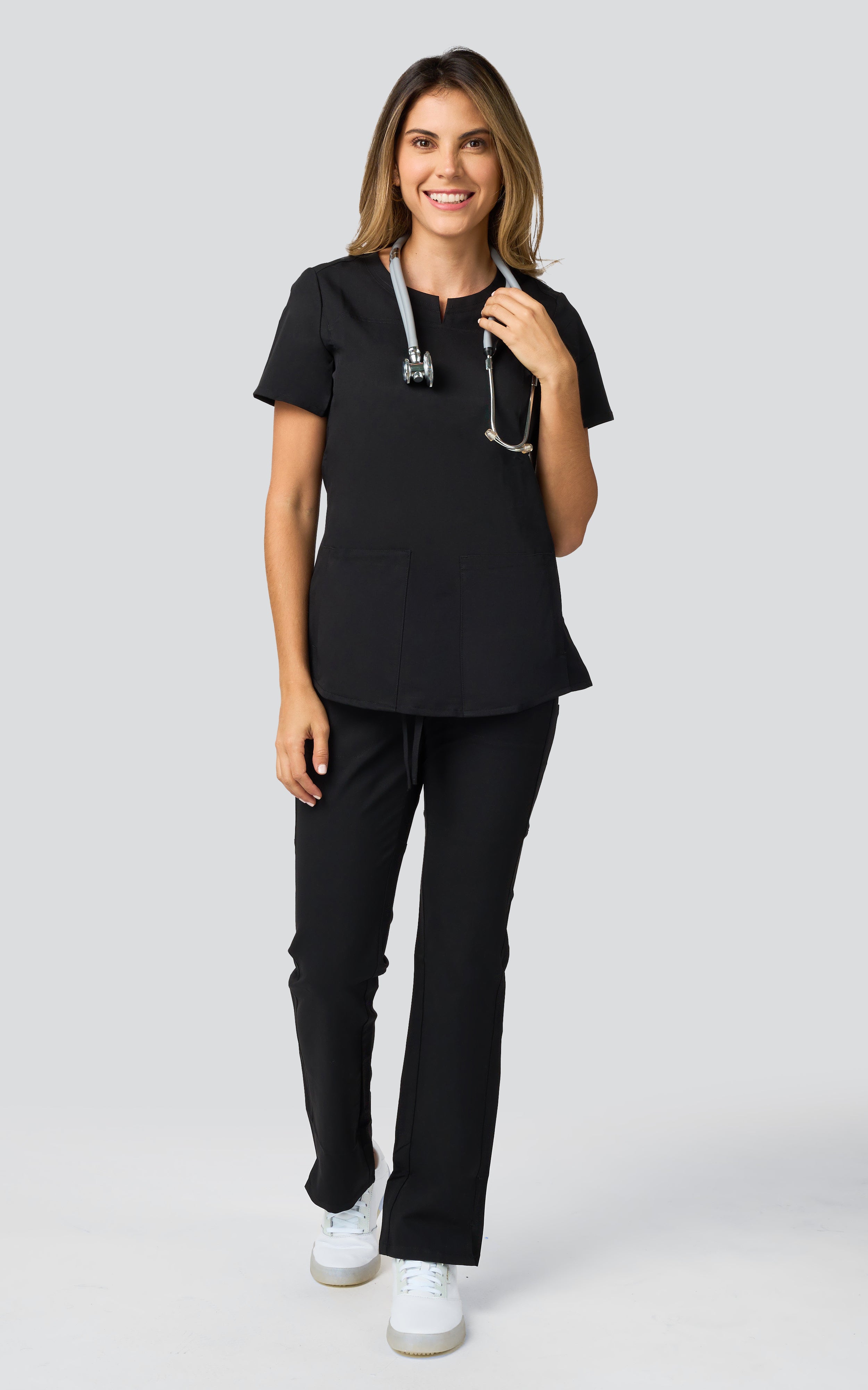 CAMISA UNIFORM MATRIX-BLACK