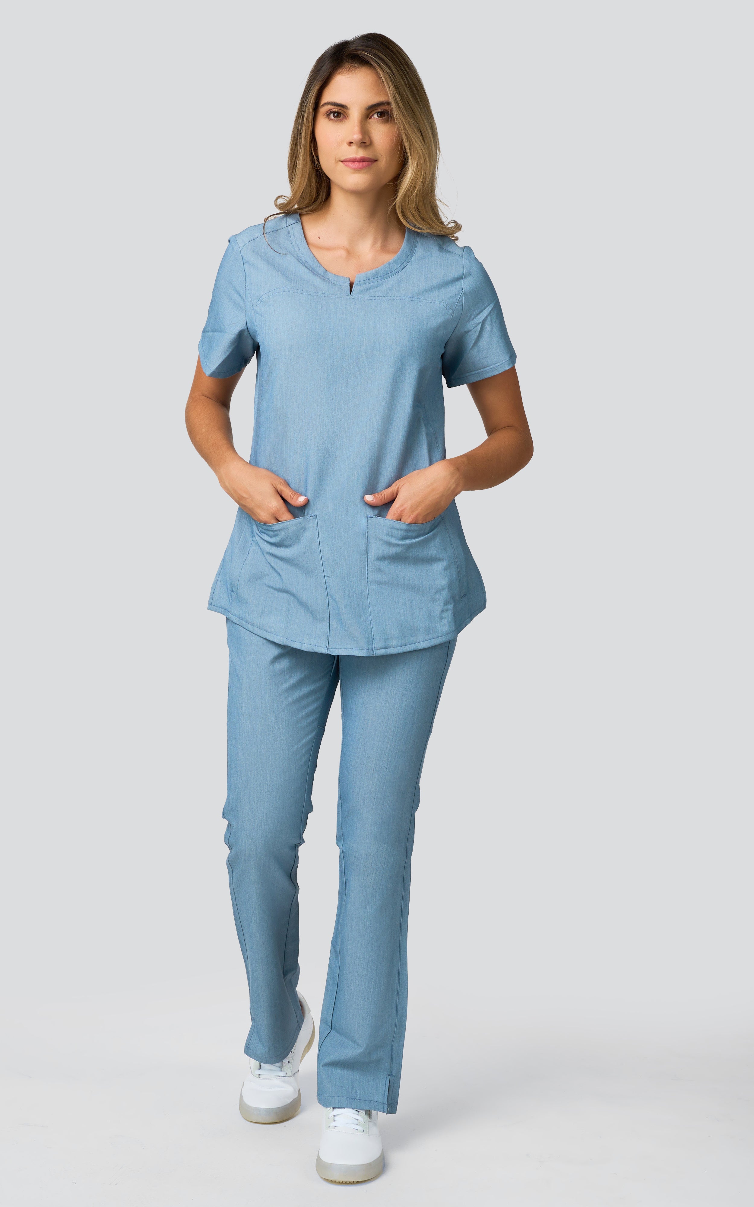 CAMISA UNIFORM MATRIX-BLUEGRAY