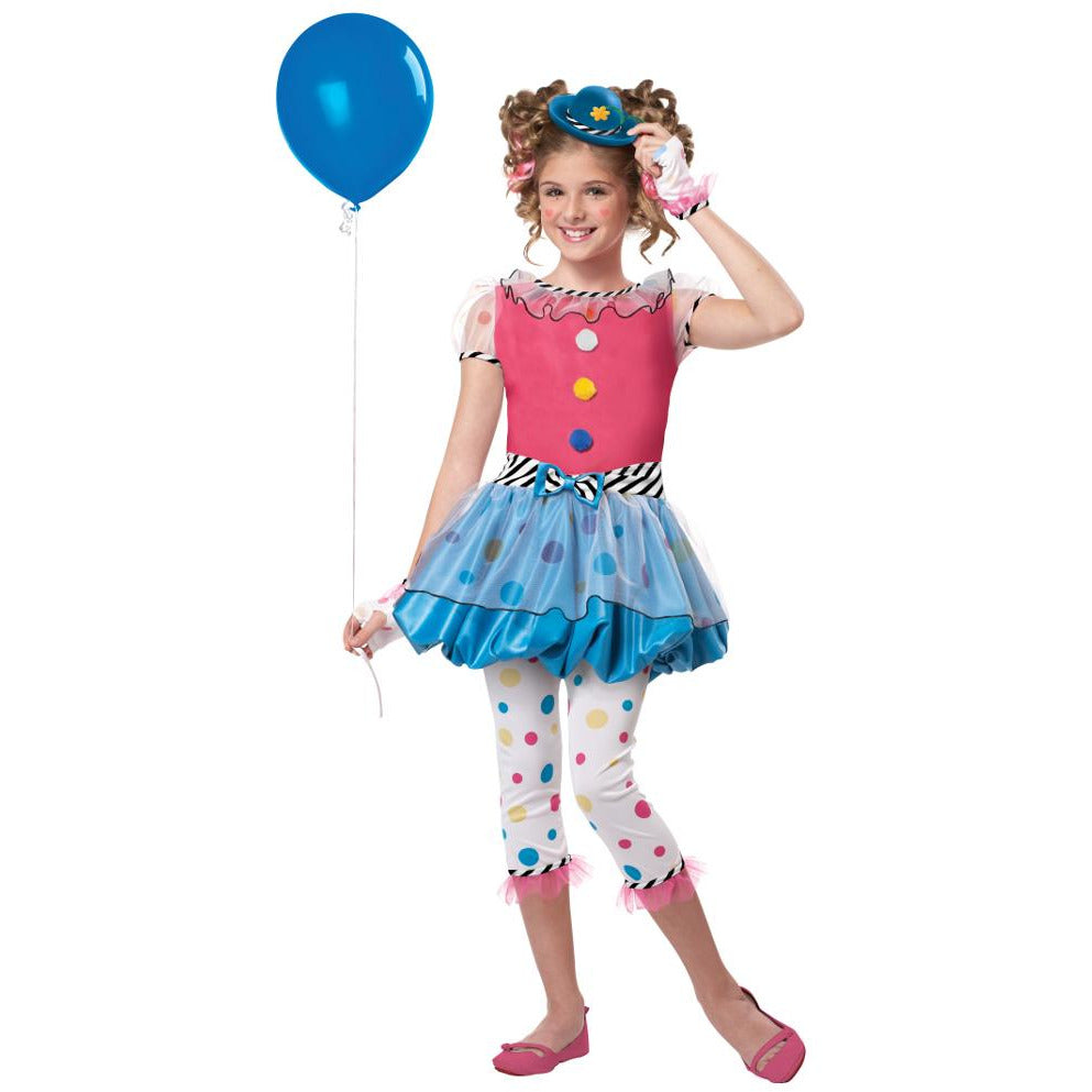 POLKA DOT CLOWN CHILD COSTUME
