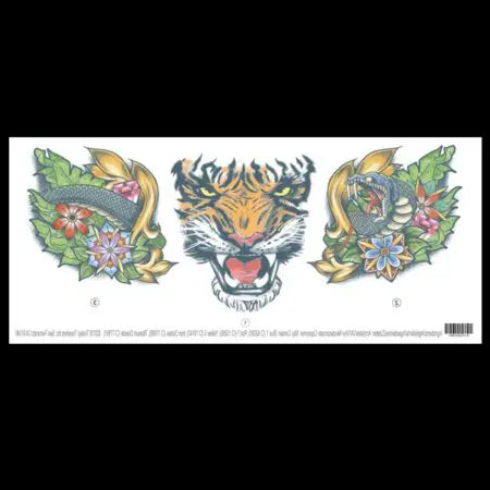 Neck tattoos Tiger