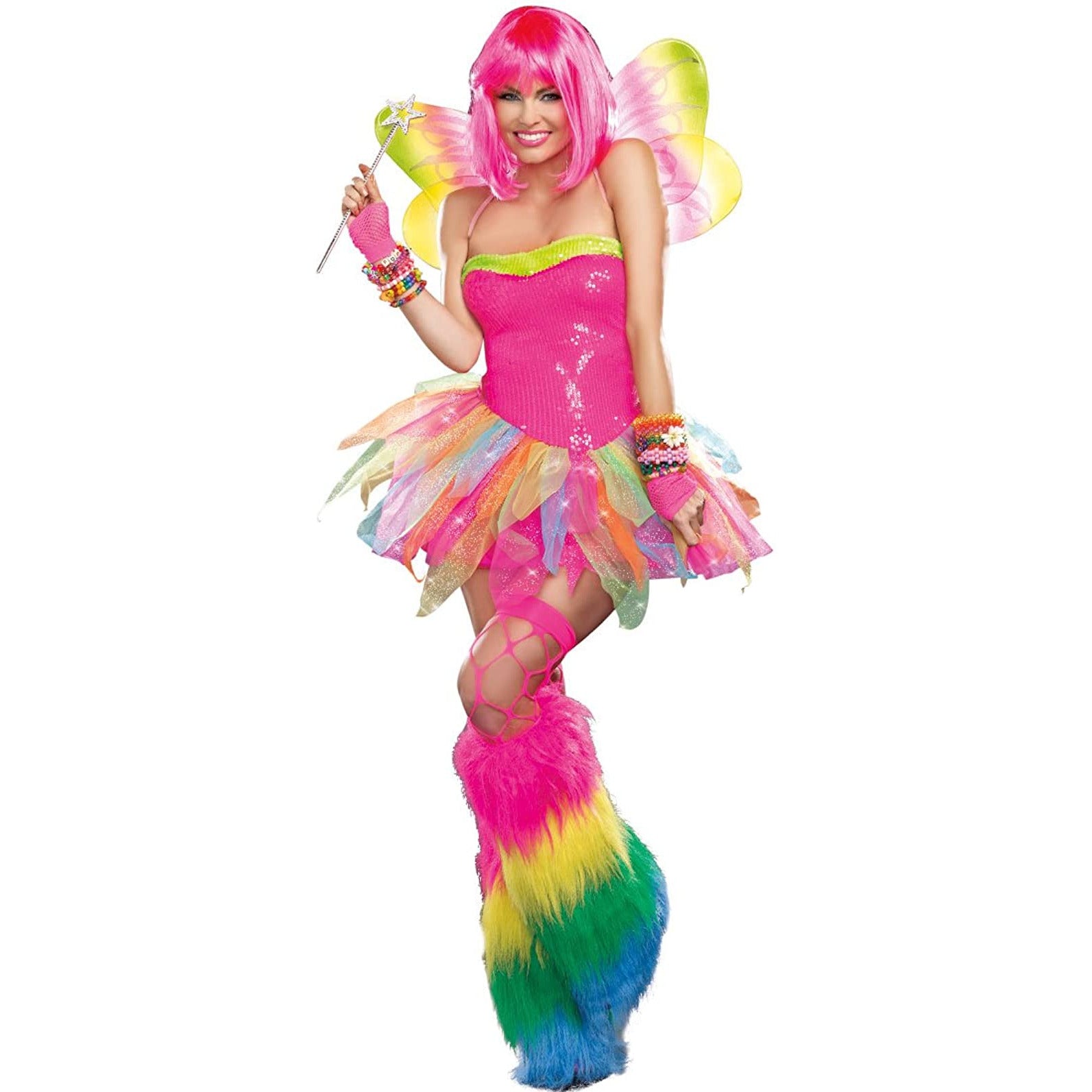 RAINBOW FAIRY WOMAN COSTUME